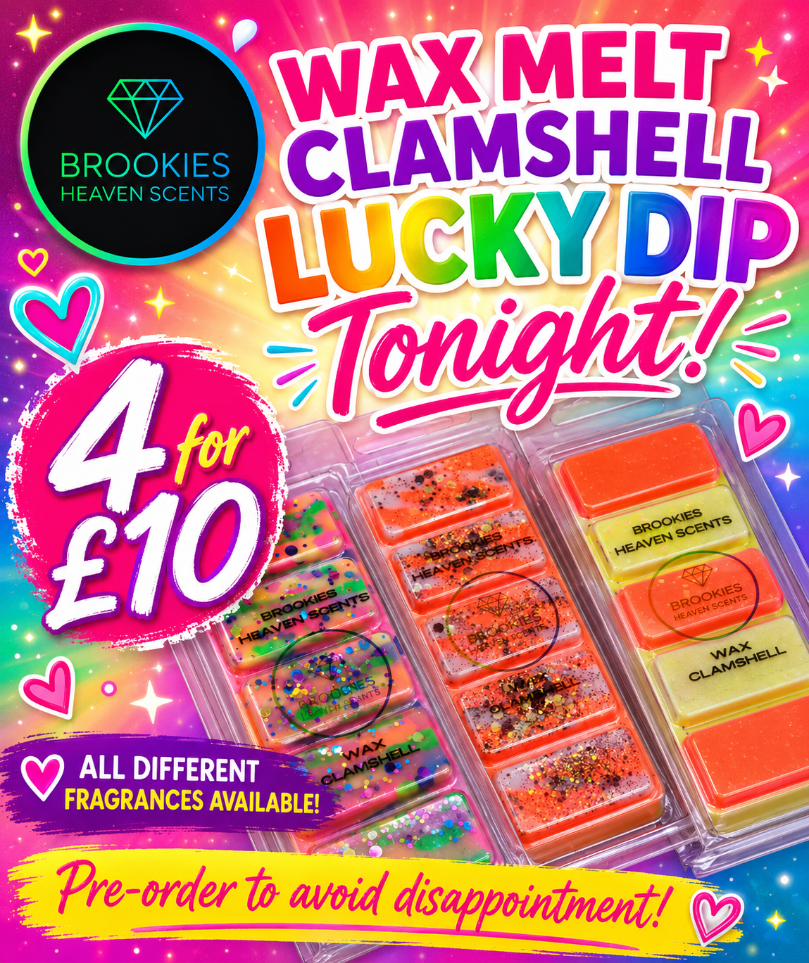 ✨ Wax Melt Clamshell Lucky Dip ✨