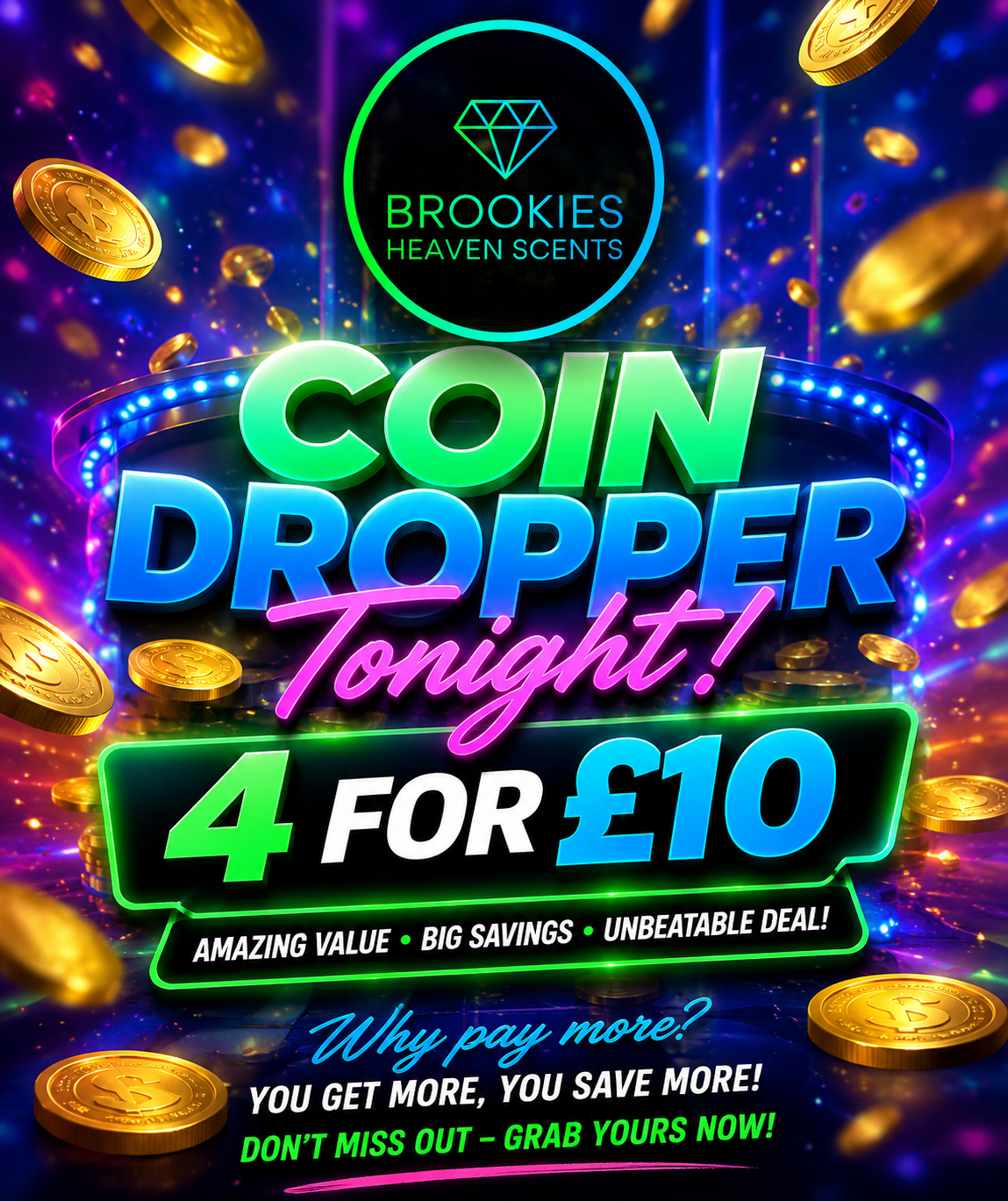 Coin Dropper 🪙💙💚