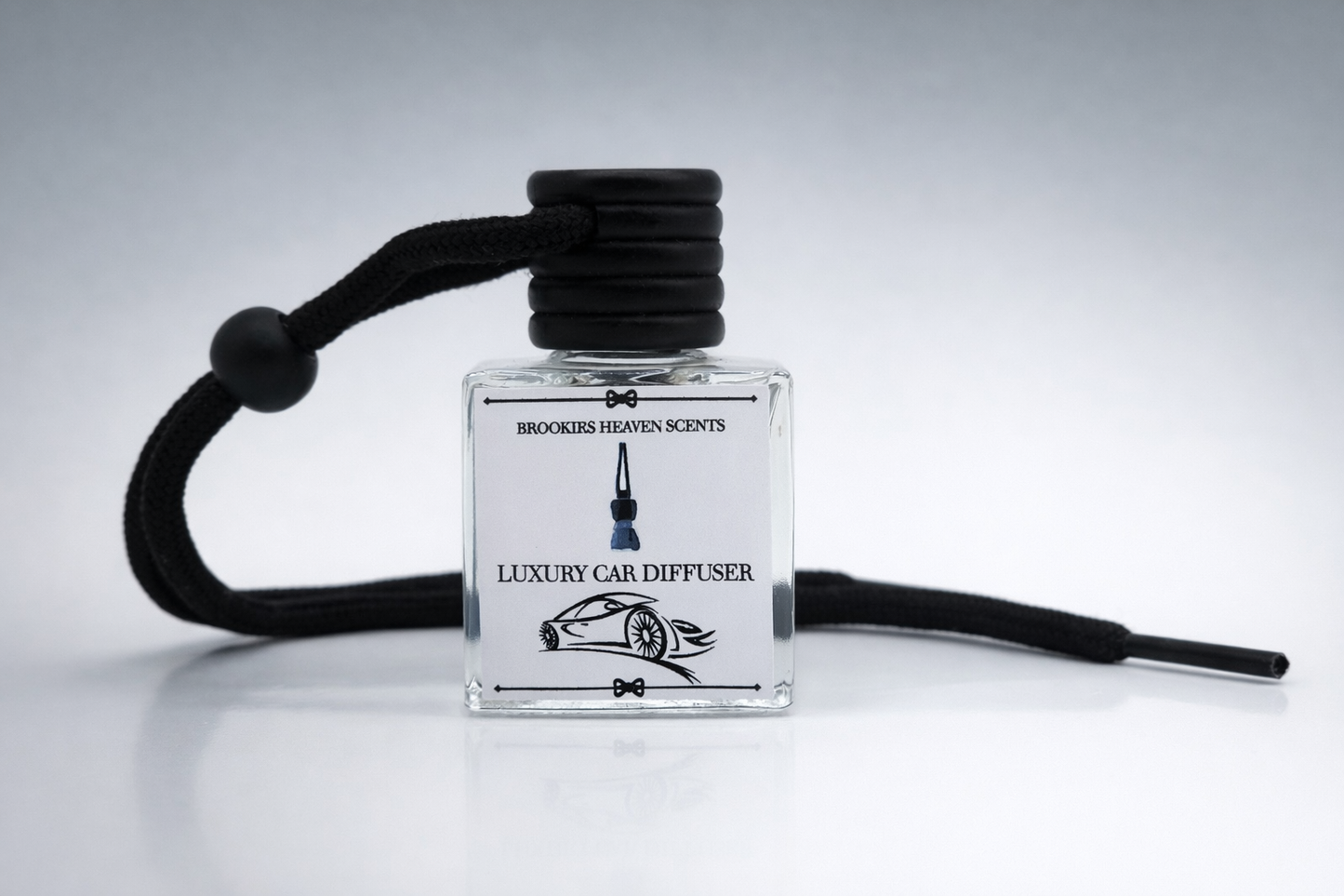 Clear Glass Car Air Freshener