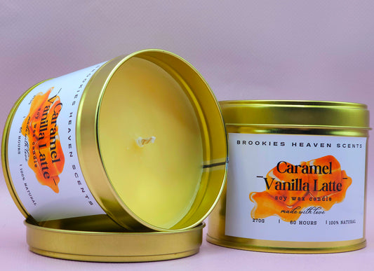 Caramel Vanilla Latte Candle