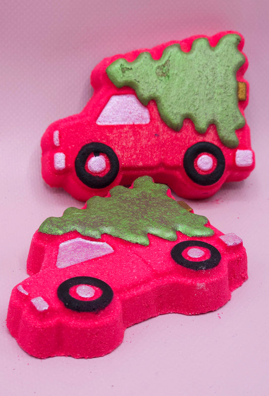 Christmas Tree Truck Bath Bomb