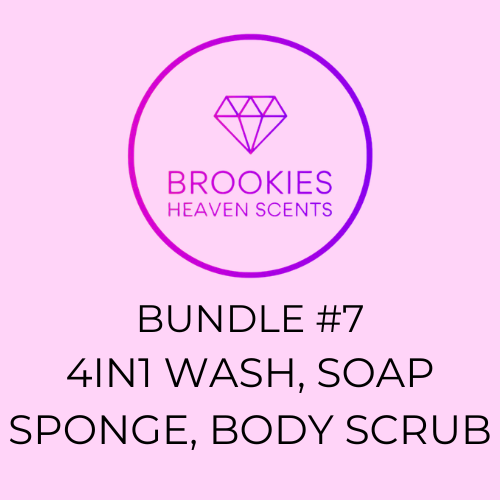 Bundle #7 4in1 Wash, Soap Sponge, Body Scrub
