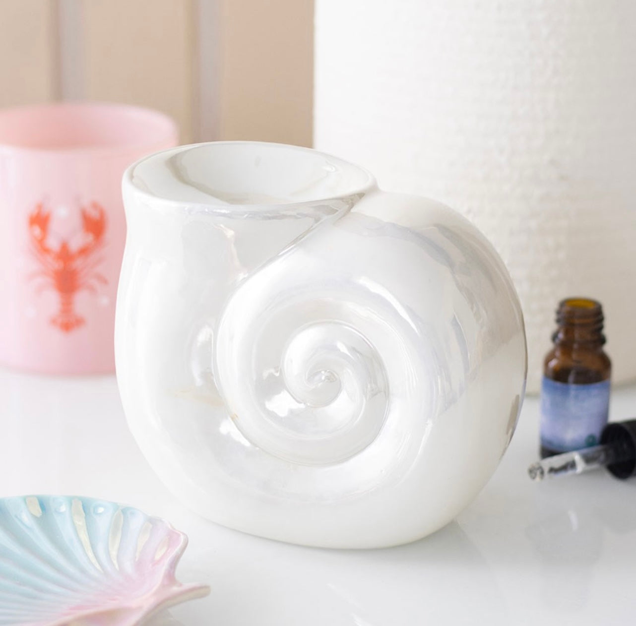 Pearlescent Spiral Swirl Burner