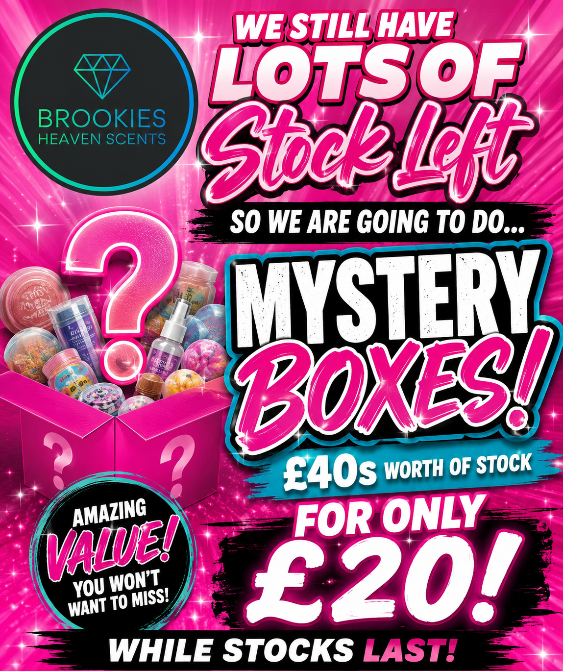 Mystery Box £40 Worth of Products 🚨