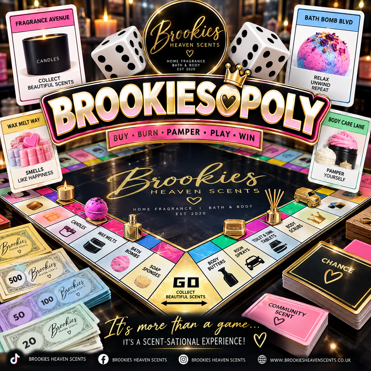 Brookiesopoly Sunday 22nd September Live on TikTok 7pm ‼️