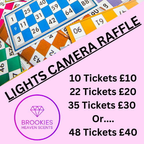 LIGHTS, CAMERA, RAFFLE Live TikTok 8th February 6pm 🎟️