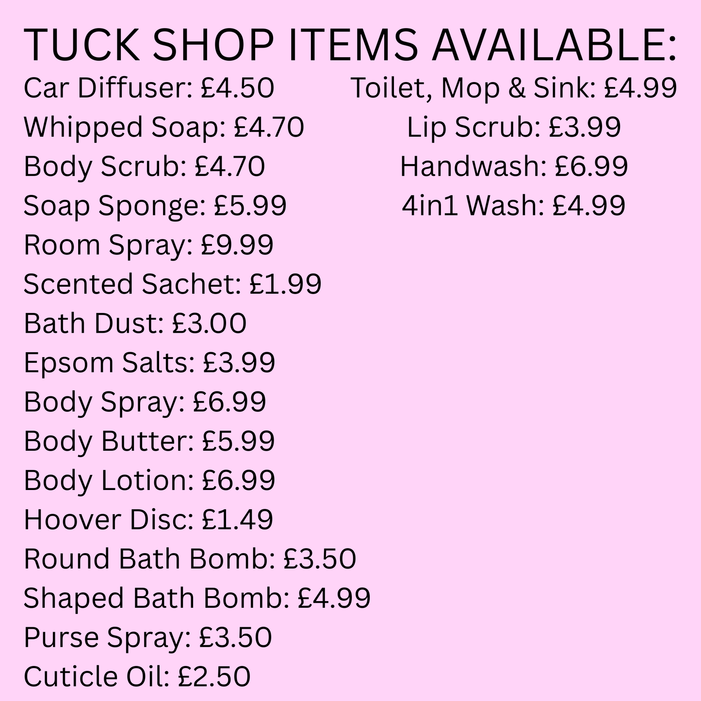 Tuck Shop