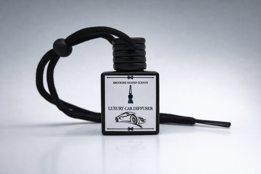 Black Glass Car Air Freshener