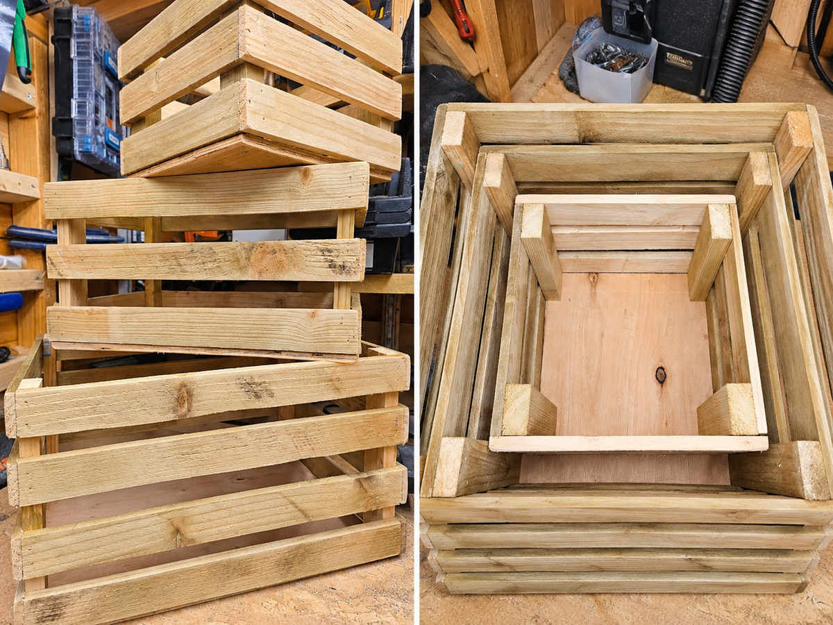 Handmade Wooden Crates